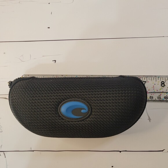 Costa Del Mar unisex sunglasses hard shell zipper case black 1 - Picture 5 of 6